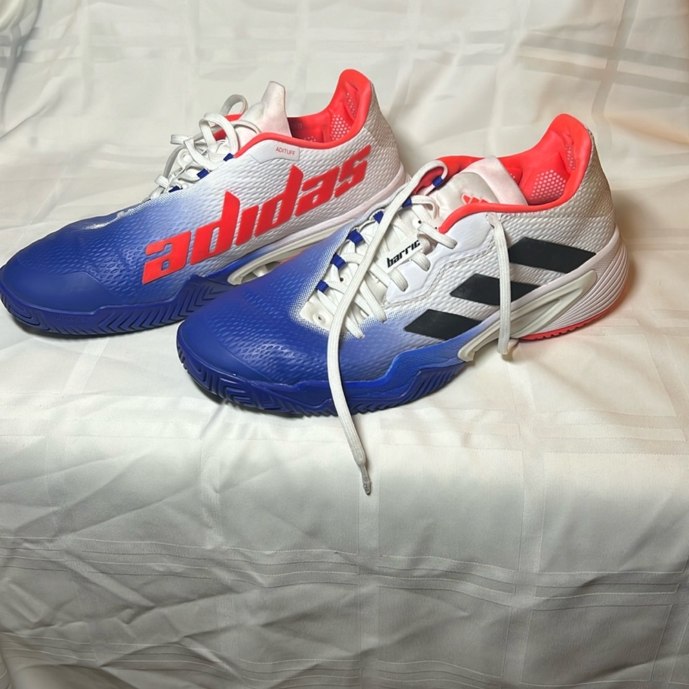Adidas Barricade sz men’s 11. Multi color. Tennis and Pickleball shoe